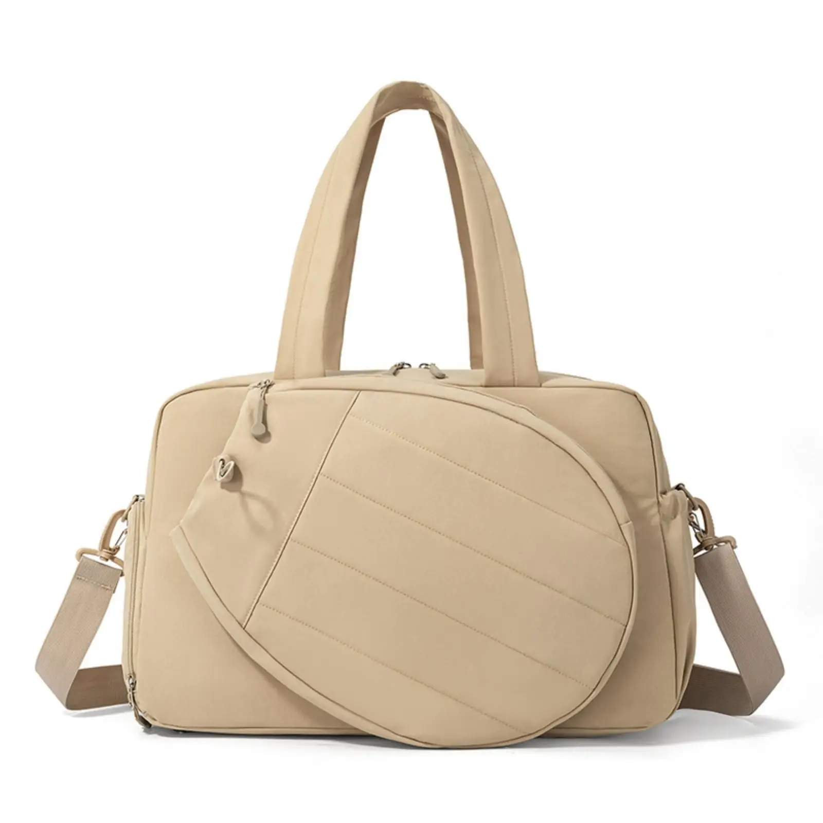 Spacious Sports Duffel with Side Pockets | compartmentalized, Duffel Bag with