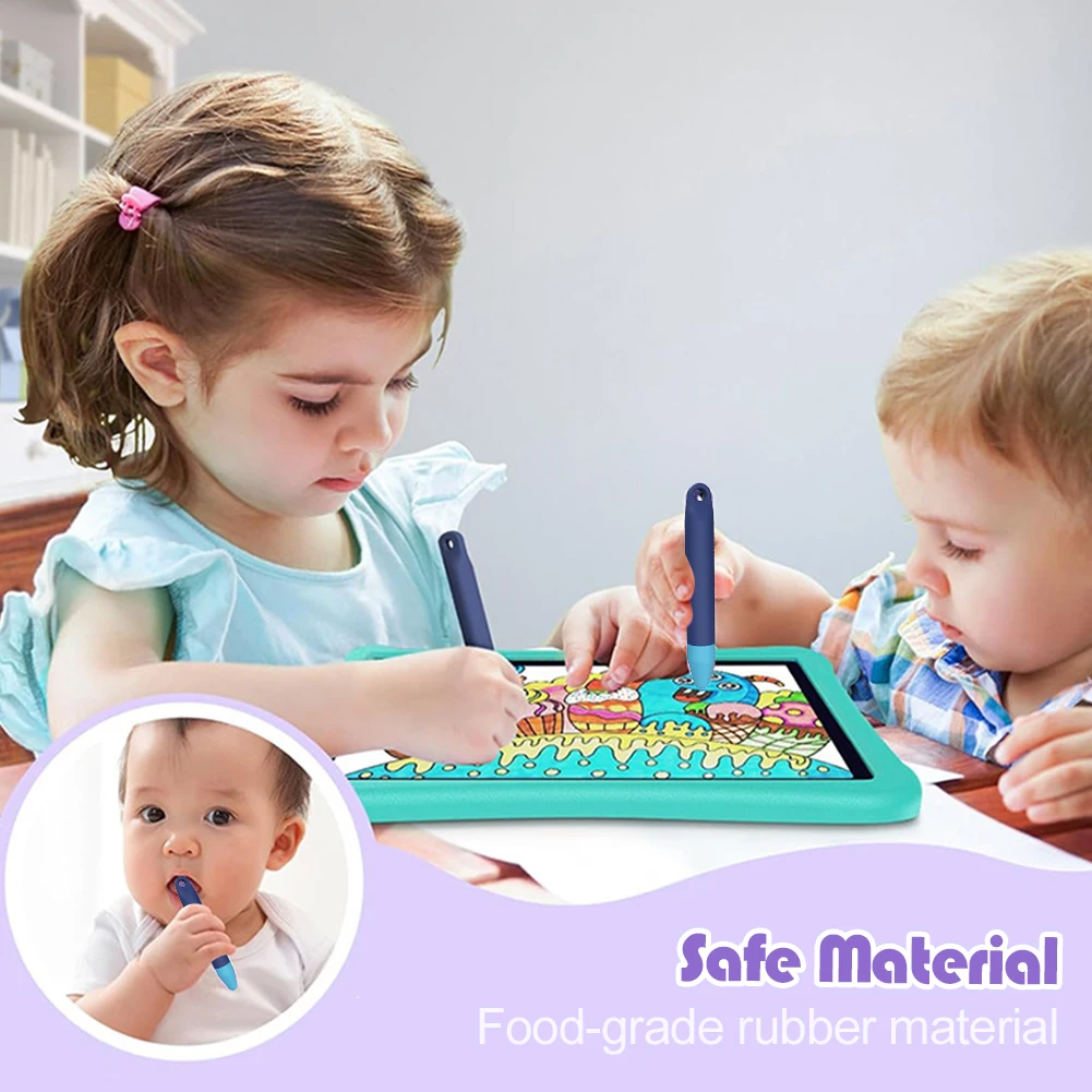 Kid-Friendly Stylus Pens Anti-Rolling Tablet Stylus Pen Easy Grip Stylus Pen Pencil for iPad Air Mini Pro for Fire Kids