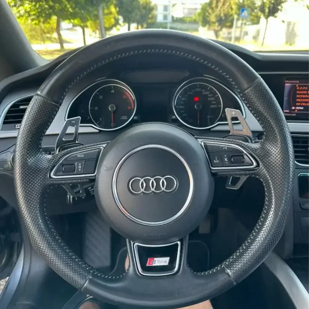 Extensão de alumínio do Shifter da pá da liga para Audi, A3, S3, 8V, A4, S4, A5, S5, B8.5, A6, S6, A7, S7, C7, Q5, Q7, 2013, 2014, 2015, 2016