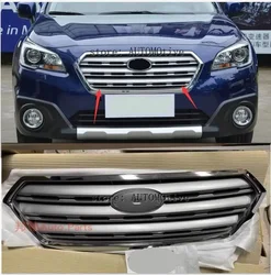 For Subaru Outback 2015 2016 2017 18 19 ABS Chrome Honey Bumper Mesh Grille ,Front Car Grill Grills