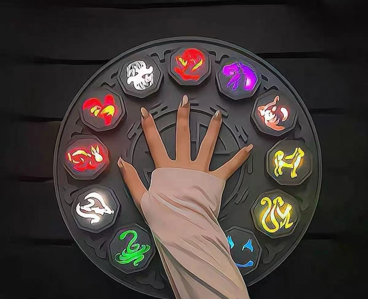 

NEW Twelve Zodiac Amulets Stone Hidden Keys Complete Set of Gift Models Ornaments Room Decorations