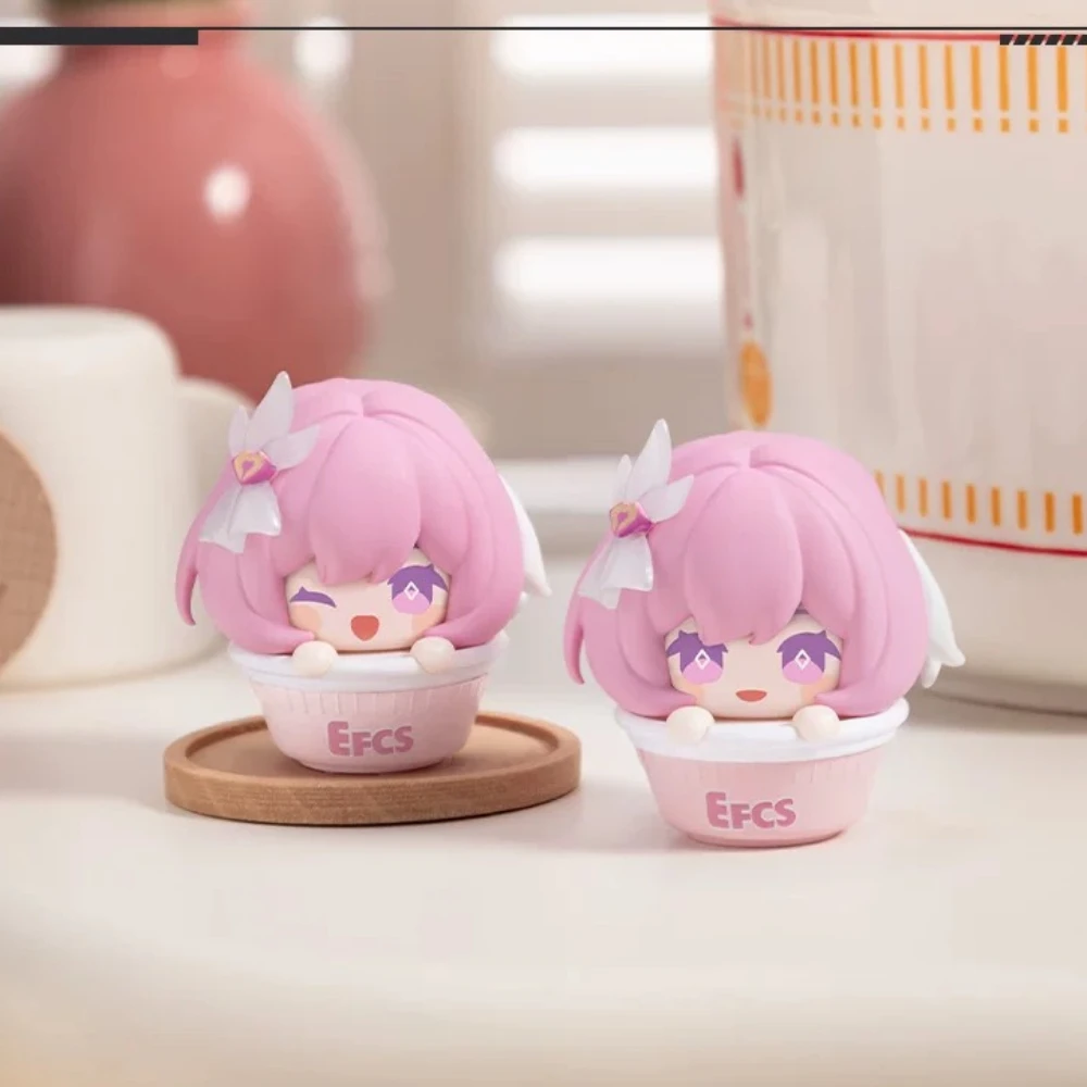 Honkai Impact 3rd Noodle Stackable Blind Box Mini Figure Elysia Hua Kawaii Decor Collectible Toy Surprise Birthday Gift for Fan