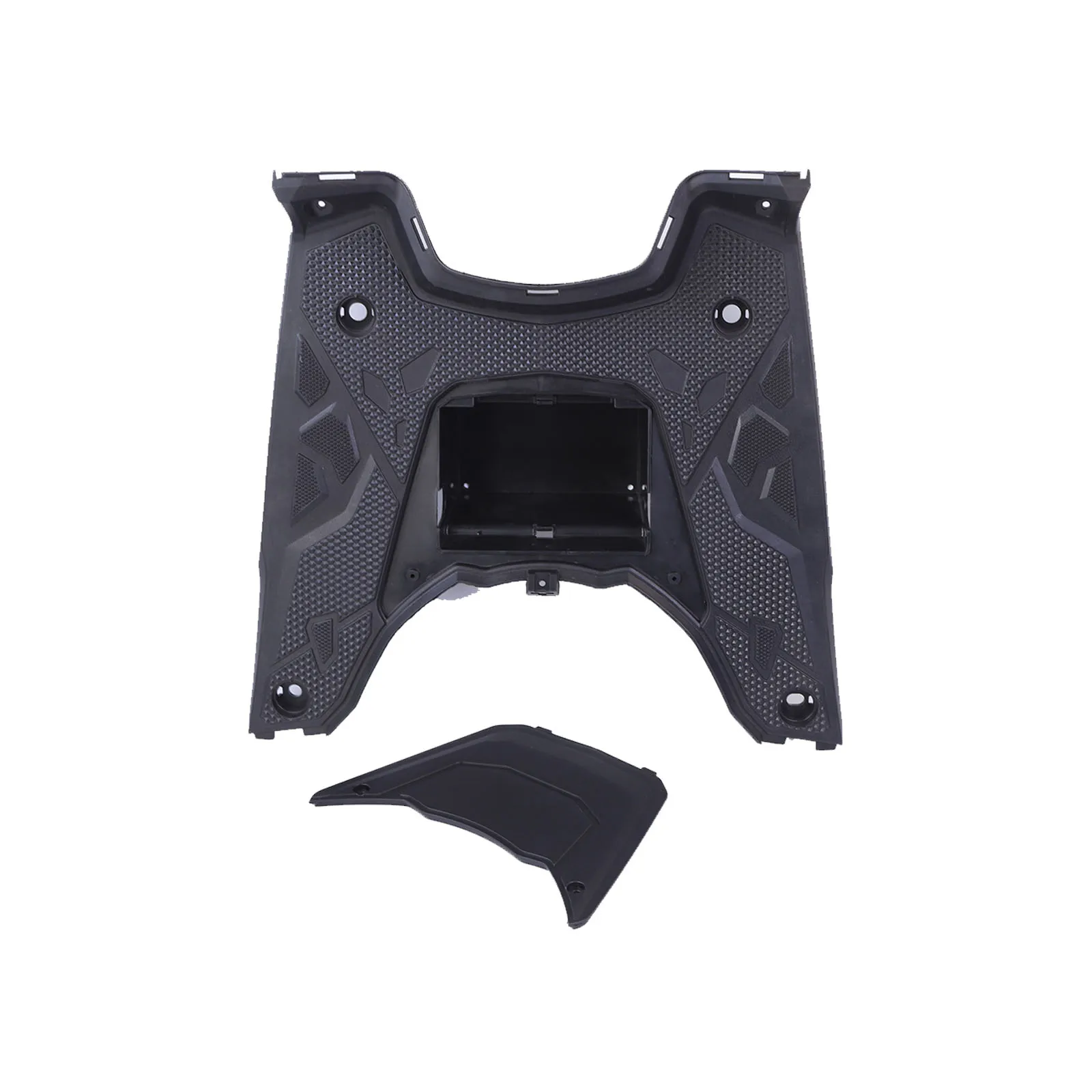 

Motorcycle PP shell foot board foot pedal Compatible with Yamaha Zuma 2015-2021,Black Color