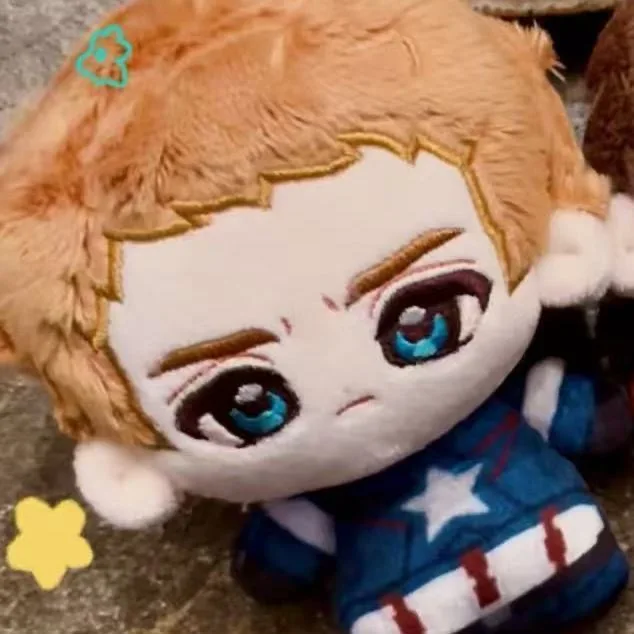 10cm Cosplay Filmfigur Tony Plüschtiere Steve Leader Plüschpuppen Rucksack Dekorative Anhänger Schlüsselanhänger Geschenke – Detail 4
