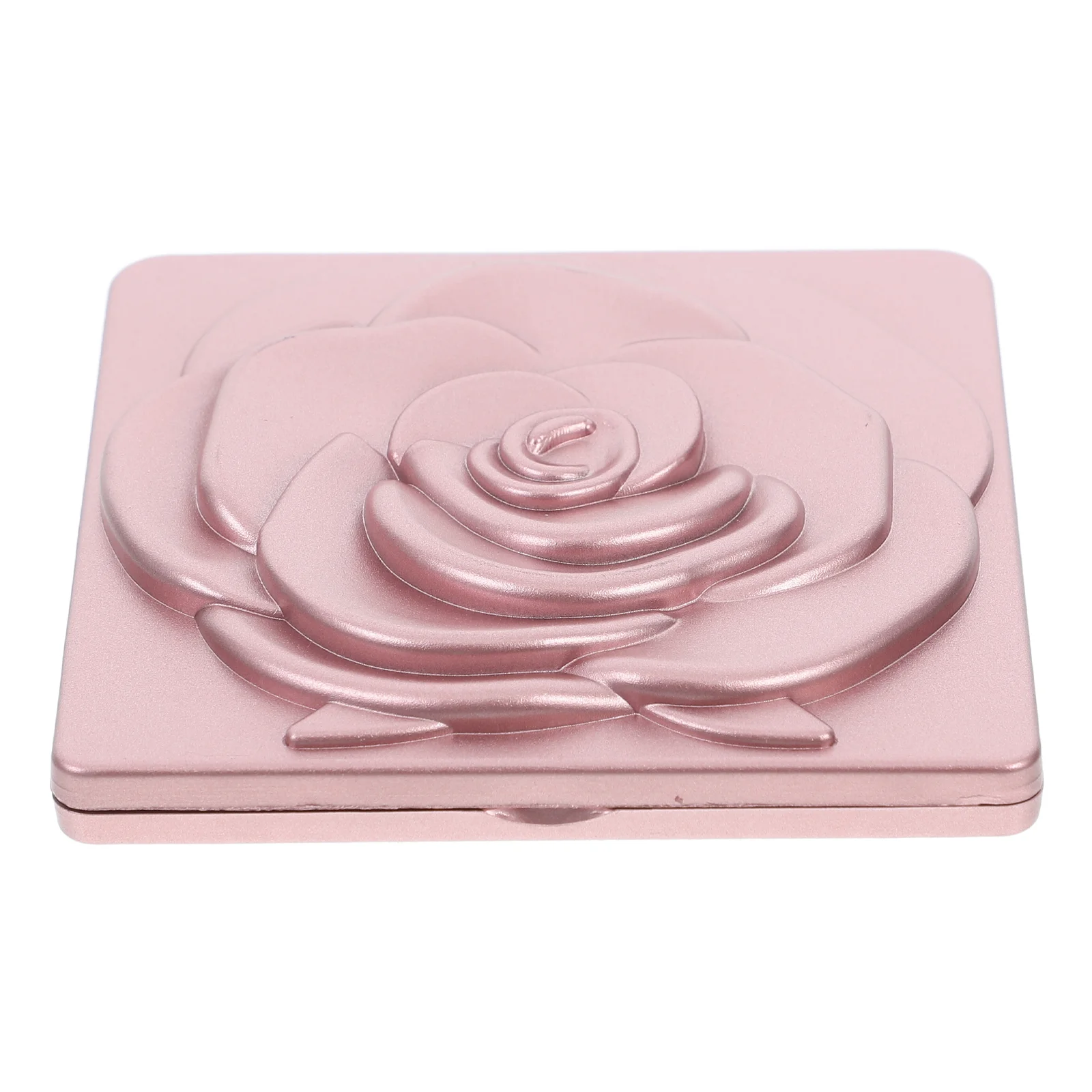 Portable Folding Makeup Mirror Mini Compact Mirror With Rose Design For Travel Purse And Desk Use Decorative Mirror Home Dorm Dr