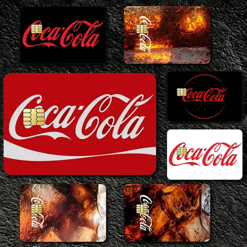 

CocaS-Fashion Cola Credit Card Skin Stickers For VISA Bank Bus Metro Access Card Protective Film Cover Sticker