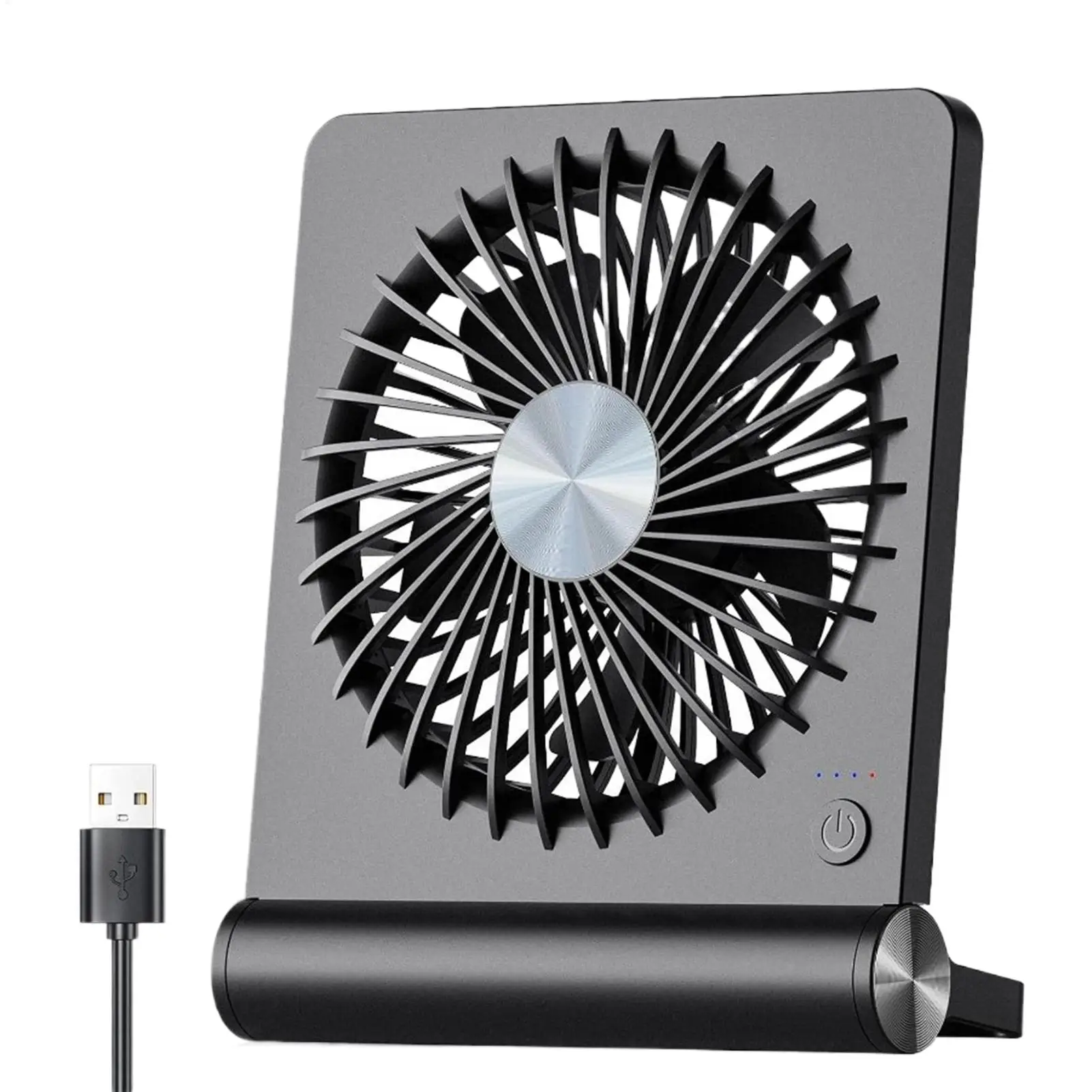 

Travel Fan For Sleeping USB Rechargeable 3 Speeds Strong Wind Small Travel Fan For Home Office Bedroom Dorm Nap Indoor Table