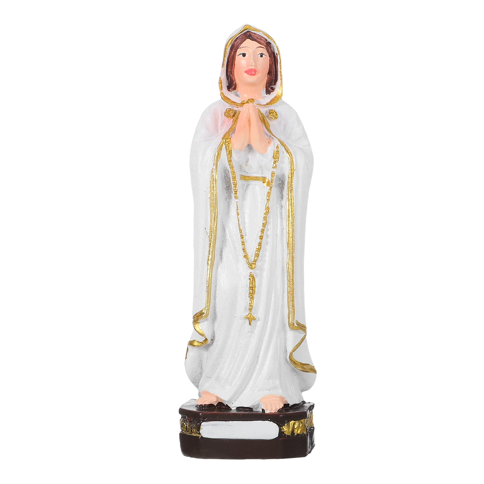 

Ornament Religious Statues Our Lady of Grace Sculpture Figurines Brass Large