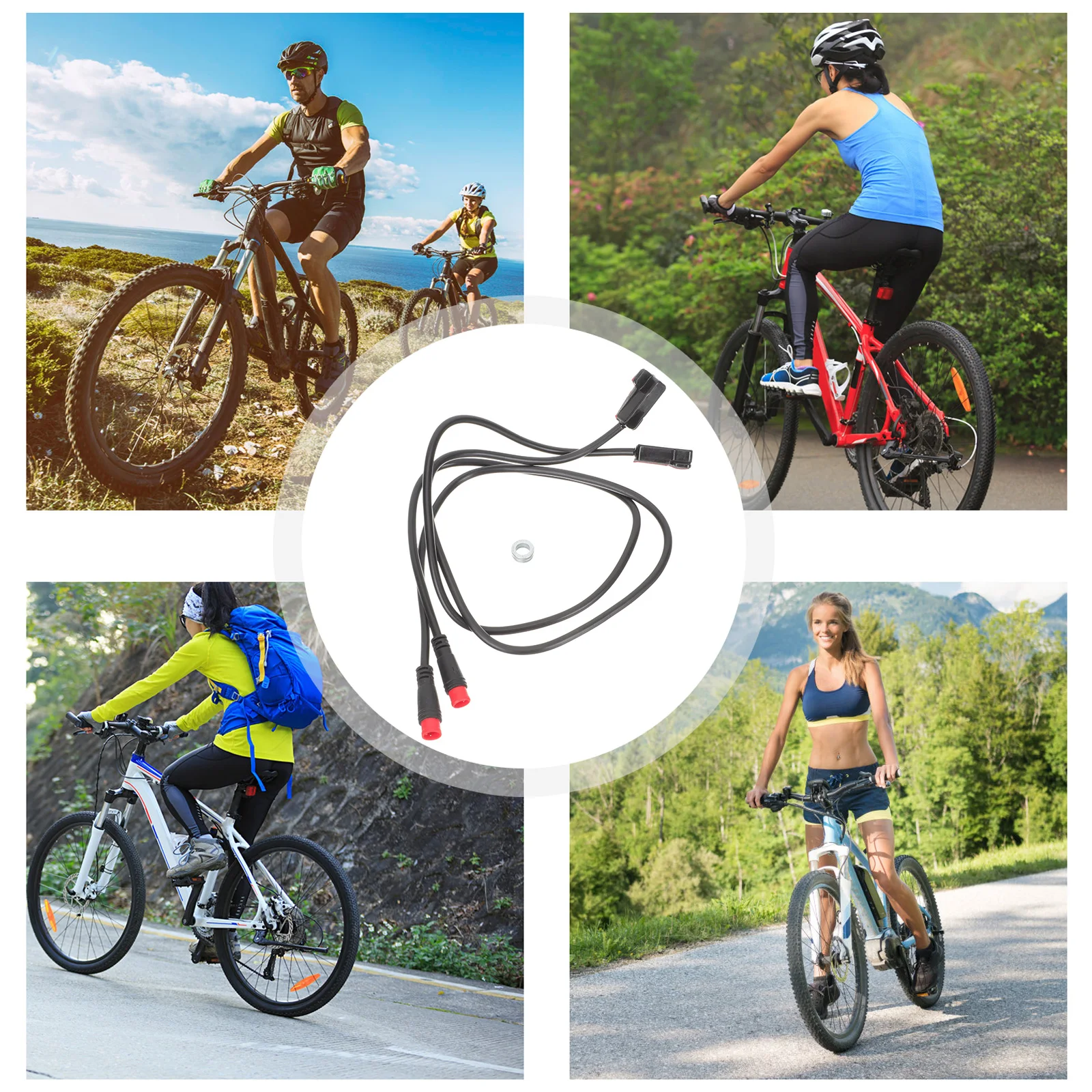 

1 Pair Bike Brake Cable E-Bike Brake Sensor Off Sensor For Electric Mountain Bikes Hydraulic Brakes Replacement Cord