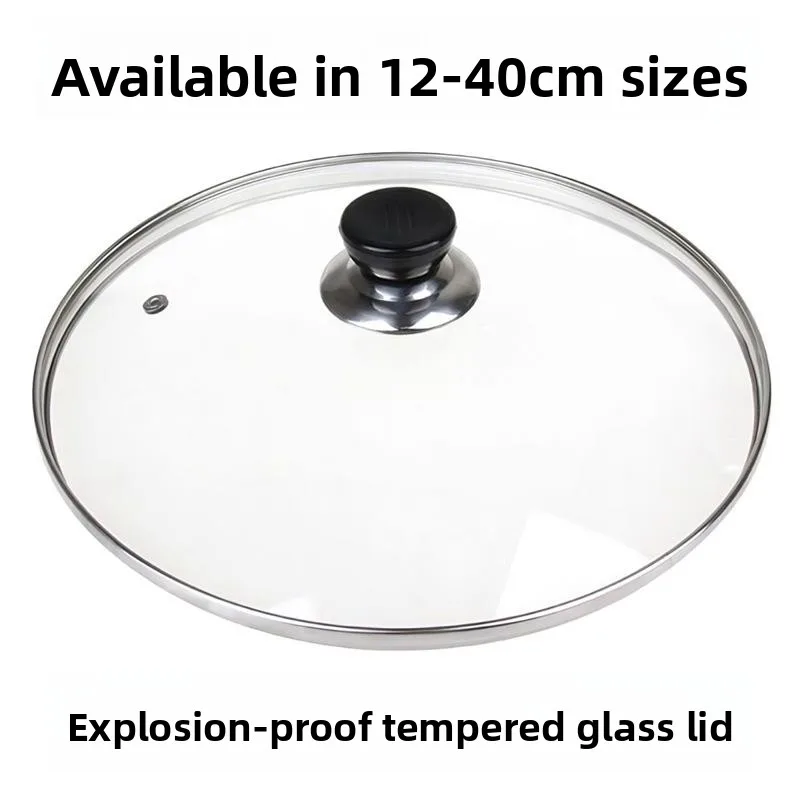 Miniature Tempered Glass Lid Small Pot Cover  Cooking Pot Universal Cover Compact Size Kitchen Essential