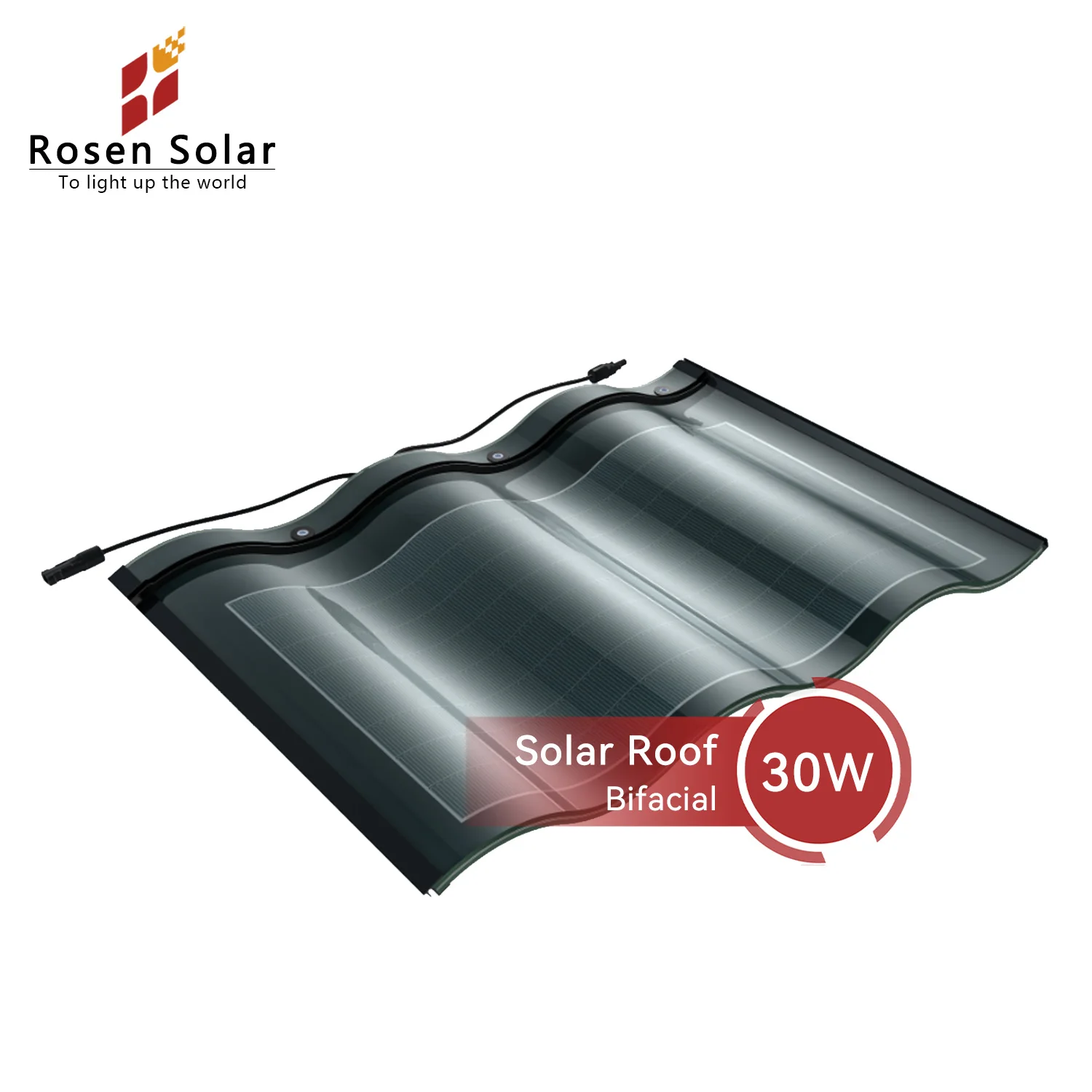 PV Power Energy System Sheet Bipv Solar Roof Tile Wholesale Solor Photovoltaic Integrated Glass Panel Shingle Build