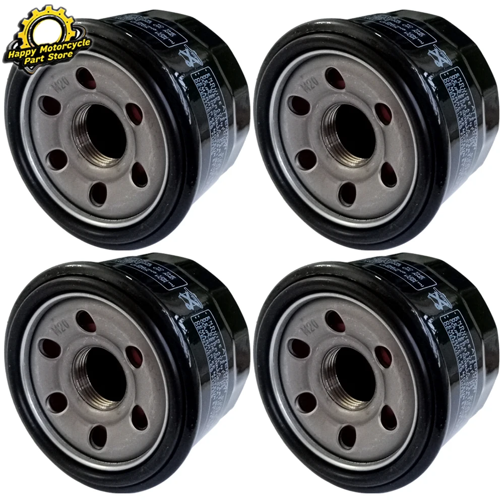 

1pc/2pc/4pc Motorcycle Parts Oil Filter For Yamaha Motorcycle FZS600 1998-2003 XVS 1300 A Midnight Star11C XVS1300 FZS 600