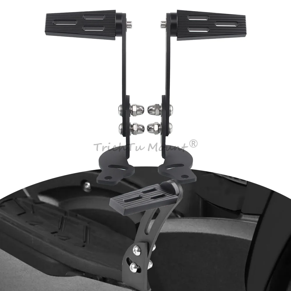 

1 Set Motorcycle Highway Foot Pegs Foot Rest Extension Floorboard Kit Accessories Pedal Pads Fit For Can Am Spyder RT 2010-2019