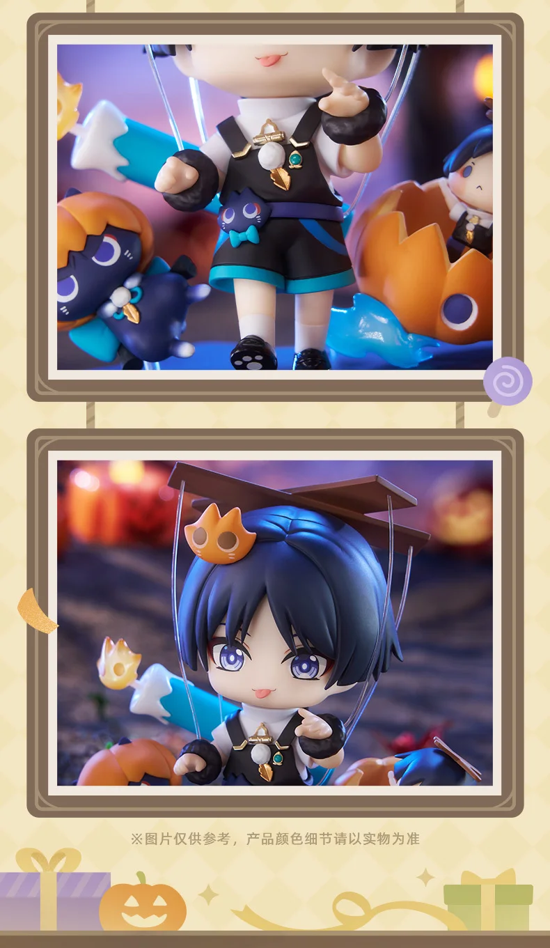 [Original] miHoYo Game Genshin Impact Q.Ver Wanderer 11CM Cosplay Desktop-Sammlerstücke Anime Cartoon Zubehör Sammelkarten – Detail 7