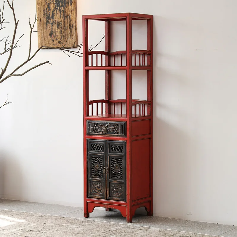 Storage bookshelf combination bookcase, entrance cabinet display cabinet