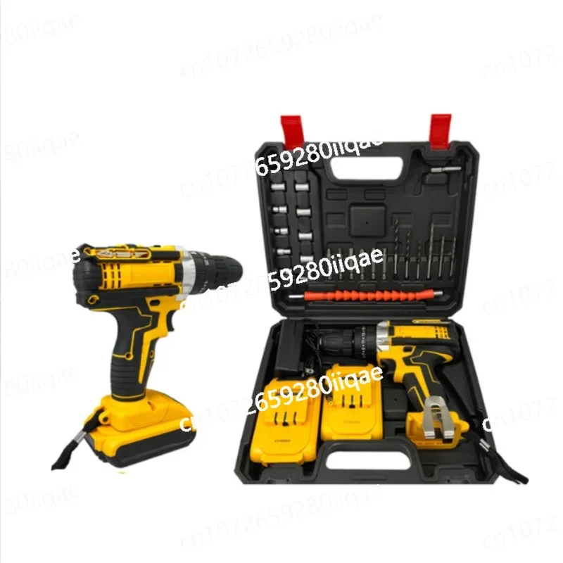 Portable Cordless Drill Multifunctional Electric Impact Drill Rechargeable Battery Electric Screwdriver Kit