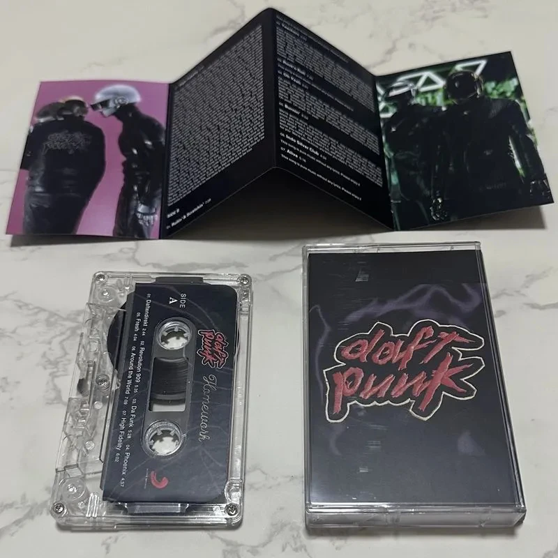 Cassette de Música de la Banda Punk Daft Punk, Thomas Bangalter, Álbum Random Access Memories, Casetes de Descubrimiento, Cosplay, Walkman, Soundtracks, Caja