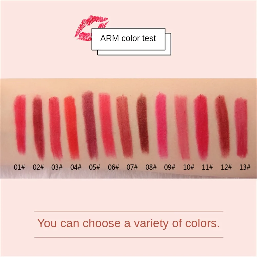 1/2/3PCS A Multi-use Automatic Rotating Lip Liner General Skin Trim Lip Lipstick Pen Not Easy To Faint Velvet Fog