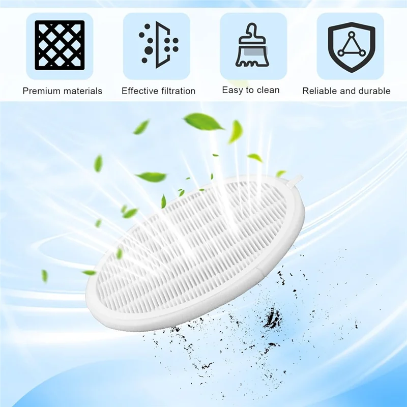 A02M-Nail-Dust Collector Replacement Filter Set(2Pcs) With 1 Brush Attach Ash-Reusable Tool Compatible