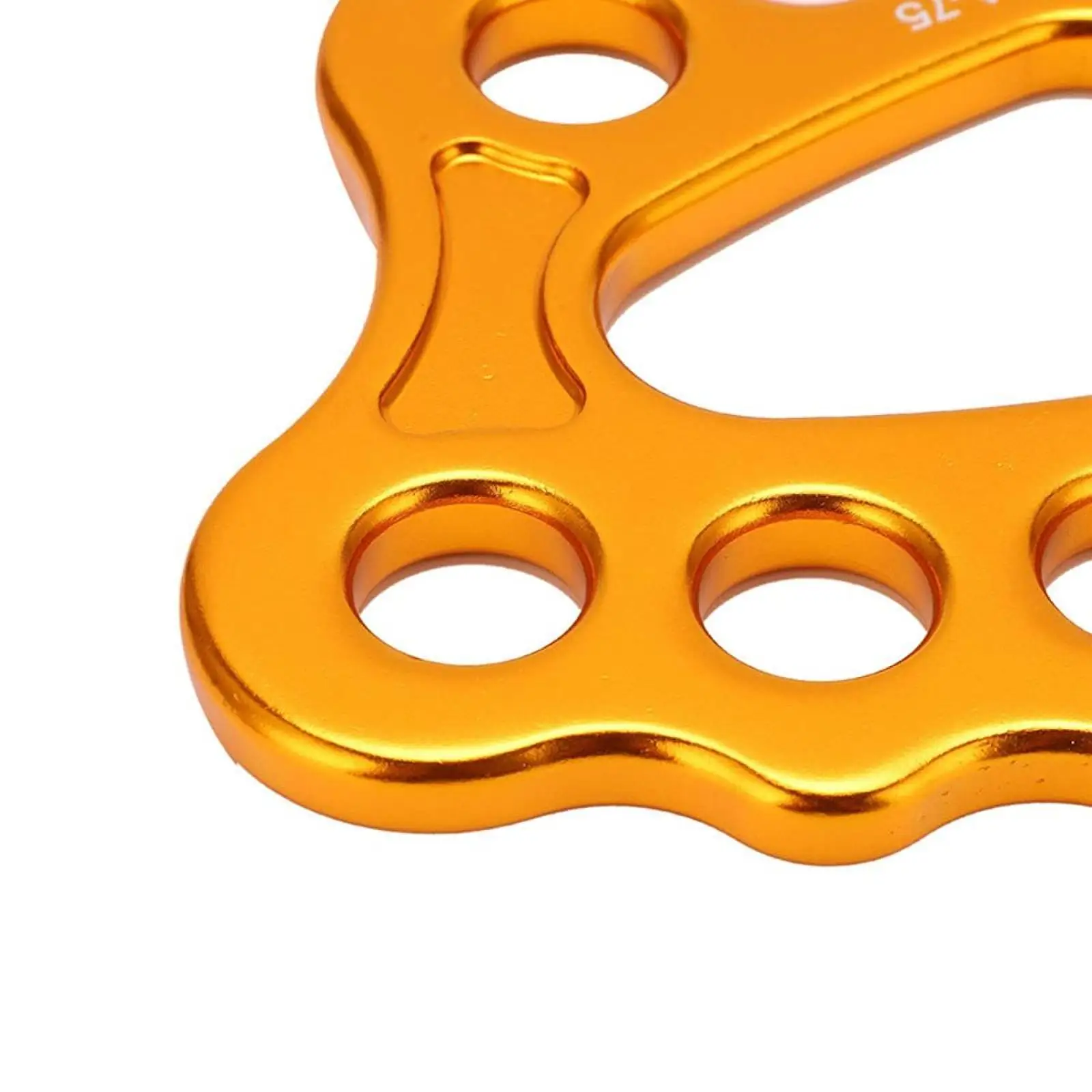 Rigging Plate for Climbing 15 Holes Aluminum Alloy Load Balancer Anchor Multiplier Plate Force Divider Gear for Ziplining and