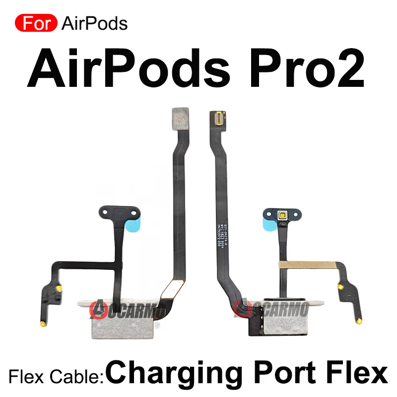 1Pcs Headphone Charging Charger Port Dock Connection Flex Cable For AirPods Pro Pro2 Repair Replacement Parts