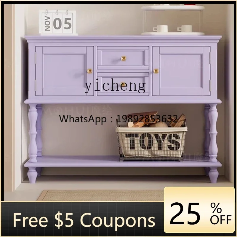 

entrance cabinet, facing the door, household partition cabinet, living room decoration cabinet, French retro dining side