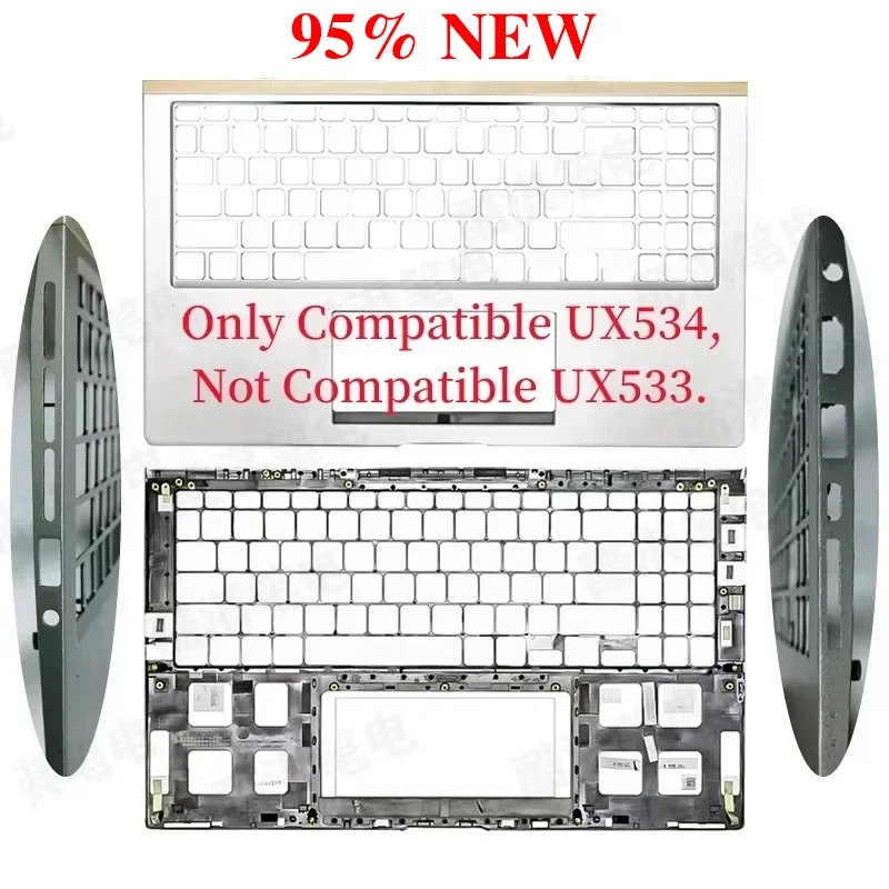 Laptop Case For ASUS ZenBook 15 UX534 UX534F UX534FA Notebook Screen LCD Back Cover Case/Front Frame/Palmrest/Bottom Accessories