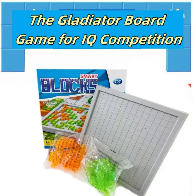 Interação e pensamento, brinquedos de jogo de mesa de xadrez gladiador para família 2-4 jogadores, jogo de grade