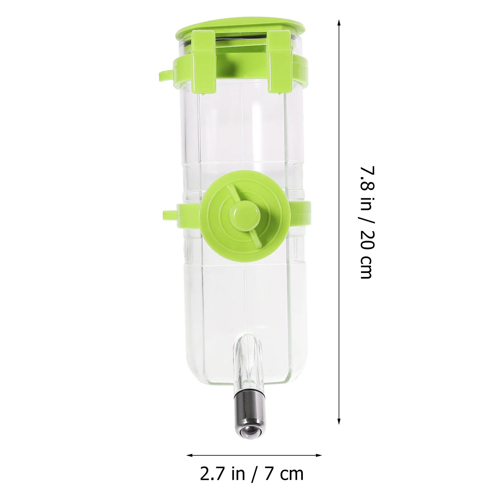 

Pet Hanging Water Bottle Small Pet Water Dispenser Leak Proof Dog Cage Bottle Suitable for Cats Rabbits Hamsters