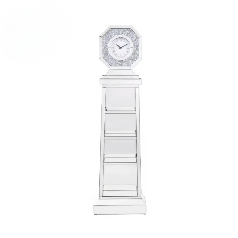 ساعة الجد ذات المرآة الكبيرة مع الماس الصناعي المطحون #5