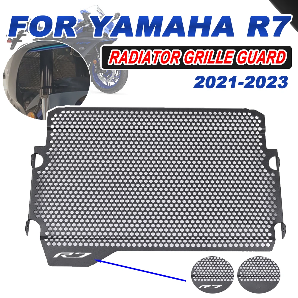 For Yamaha YZF R7 YZFR7 YZF-R7 2021 2022 Motorcycle Accessories Engine R7 Radiator Grille Guard Grill Cover Shield Protection