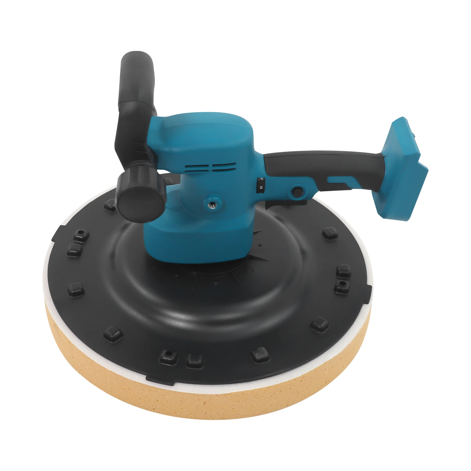 

1000W Electric Wall Smoothing Machine and Mixer, 6-Speed Adjustable Plastering Tool with 38cm Base Disc for Renovation