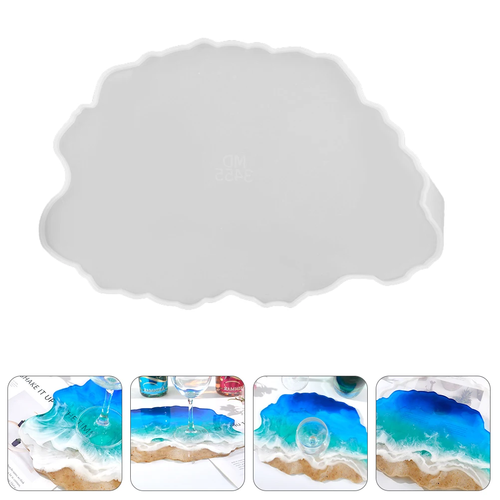 

Silicone Irregular Tray Mold For Diy Creative Accessory High Transparency Durable Crystal Resin Mold Jewelry Handicraft