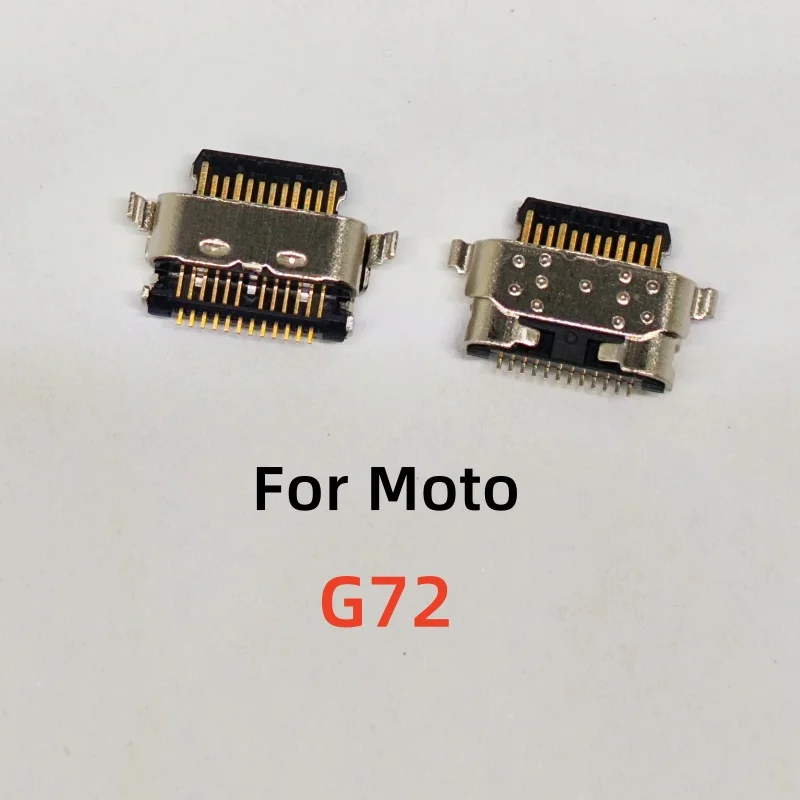 10Pcs For Motorola Moto G22 G23 G32 G52 G53 5G G82 G72 G73 E22 E20 E30 E32 E40 USB Charging Port Dock Socket Charger Connector