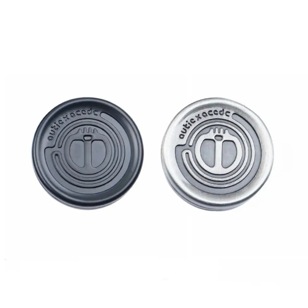 Moneta tattile Diavolo Tappo di latte Giocattoli sensoriali Suono confortevole Monete tattiche magnetiche Spinner a mano Giocattoli agitati in metallo in lega di zinco