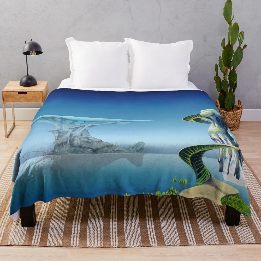 

Roger Dean Throw Blanket halloween Soft sofa bed Giant Sofa Blankets