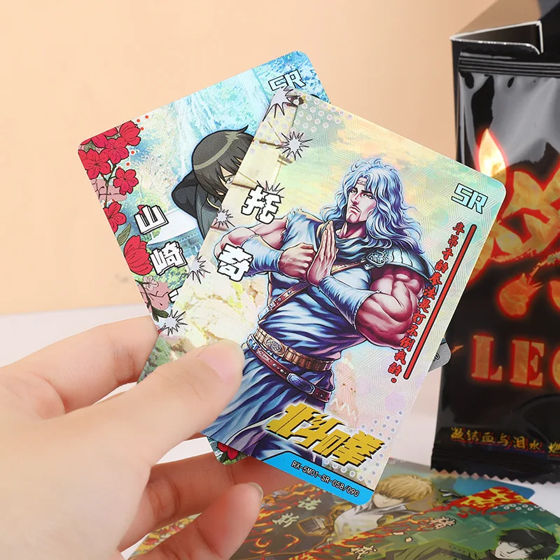 Fire Legend Card Rare PTR Card Male God Anime ONE PUNCH-MAN ZR Signature Card Anime Collection Cards Child Xmas Gifts Toys