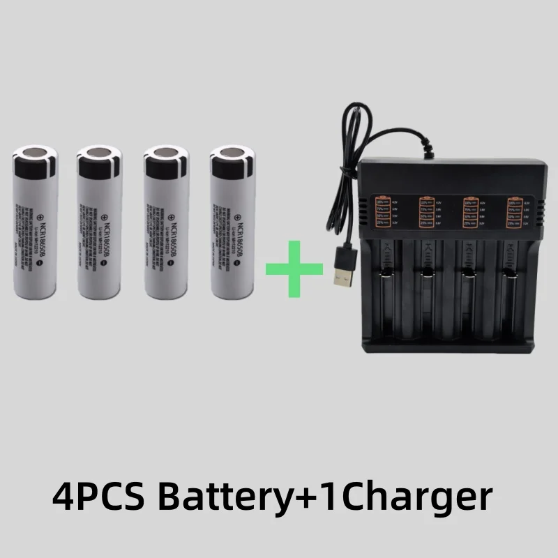 العلامة التجارية الجديدة 18650 + شاحن 18650B 3.7 فولت 3000 مللي أمبير 100% القدرة الفعلية ، 4-فتحة شاحن USB الذكية حزمة بطارية المصباح #2