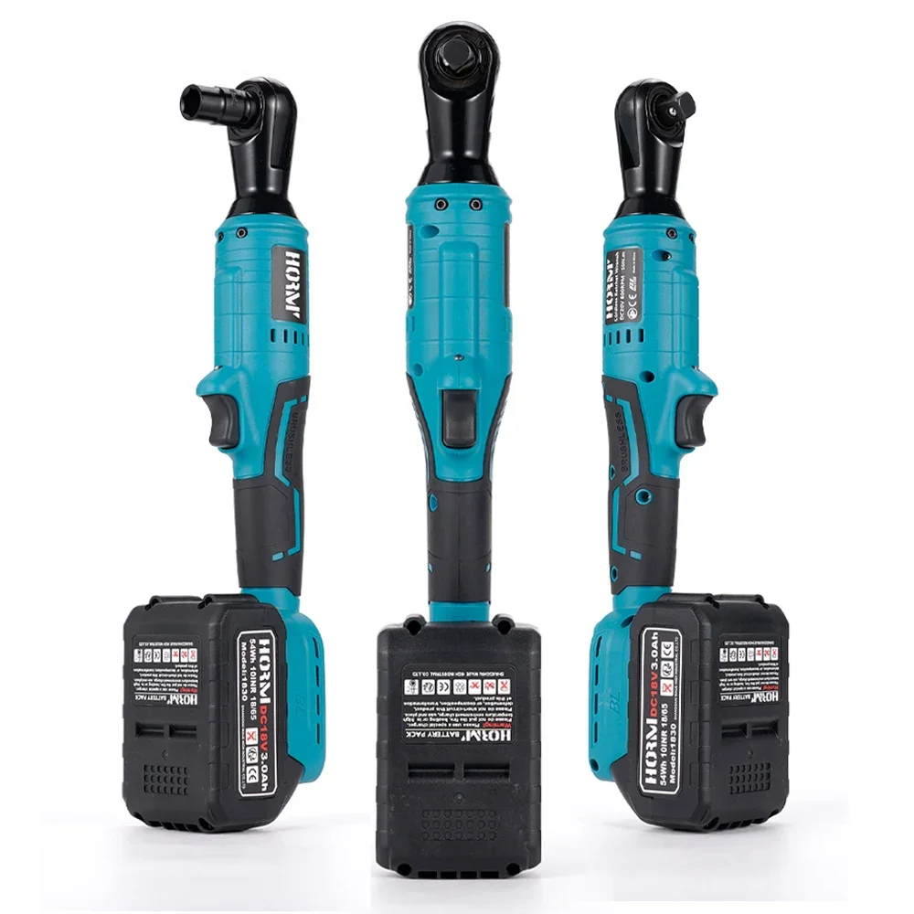 Imagem -04 - Brushless Chave Elétrica para Makita Bateria Ângulo Direito Ratchet Wrench Grupo Broca Ângulo Chave de Fenda Repair Power Tool 50nm 2