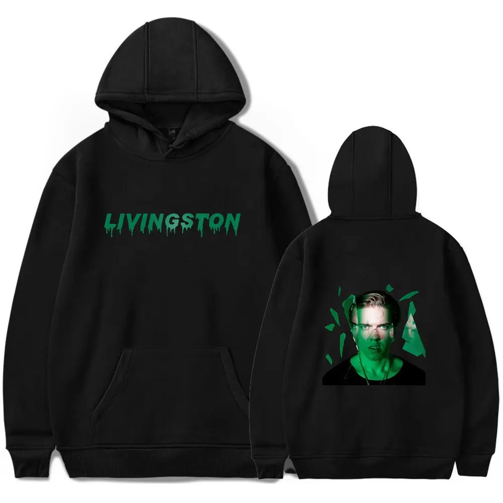 

Livingston 2024 Tour Hoodie Pocket Drawstring Hoodie Streetwear Man/Woman Hoodies Long-Sleeved Pullover