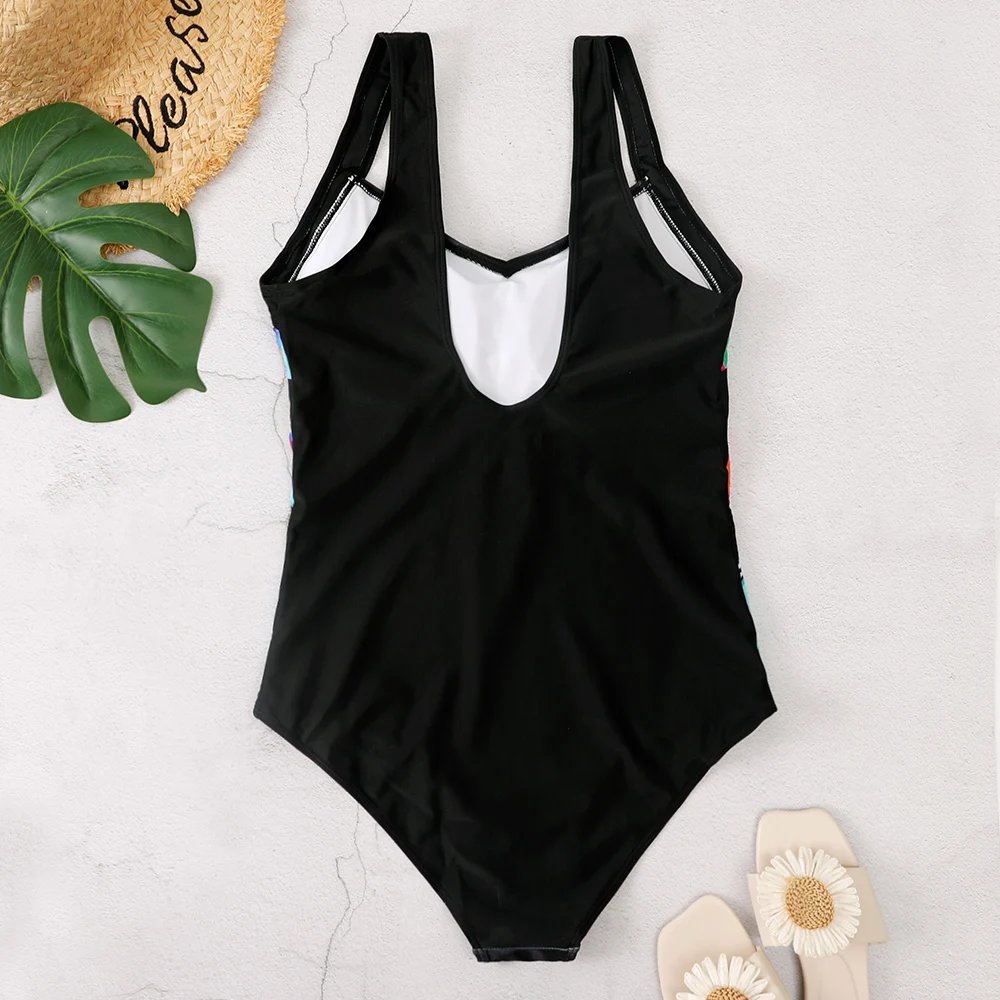 2023 Women Swimsuit One Piece Printed Swimwear Female Sexy Bodysuit Bathers Bathing Swimming Swim Suit Sports Beachwear