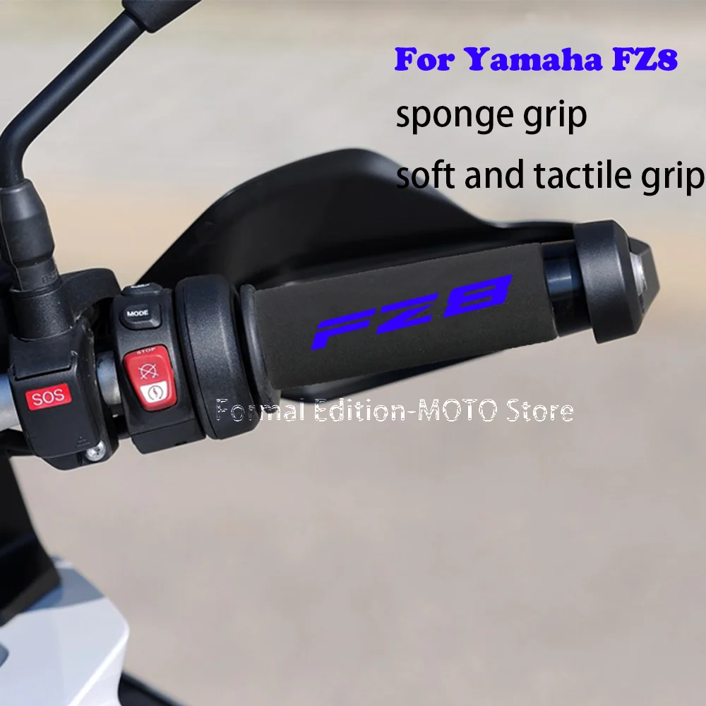 

Motorcycle Sponge Grip Shockproof Non-Slip Handlebar Grip Sponge Cover for Yamaha FZ8 FZ8N FZ8S FZ1 Fazer800 FZ6