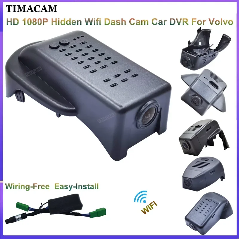 Wideozapisywarka samochodowa Plug and Play 1080P Wifi do Volvo XC90 XC60 XC70 XC40 V40 V60 V90 S60 S80 S80L S90 C40 2012-2025
