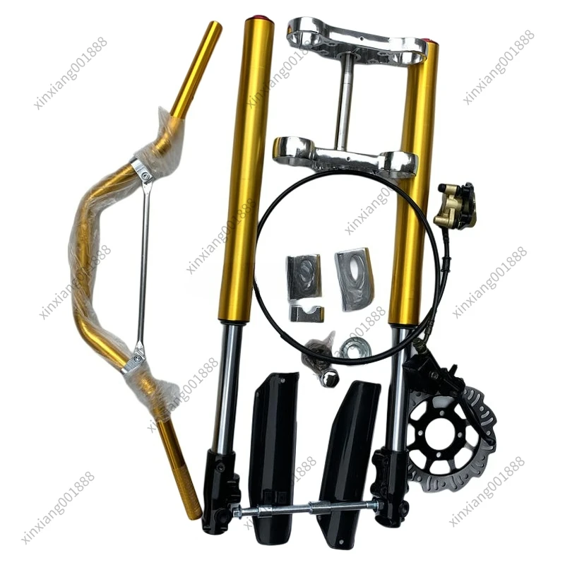 For Apollo 710MM Inverted Front Shock Steering Damper Clamp Front Brake Off-road Motorcycle Modification Kit