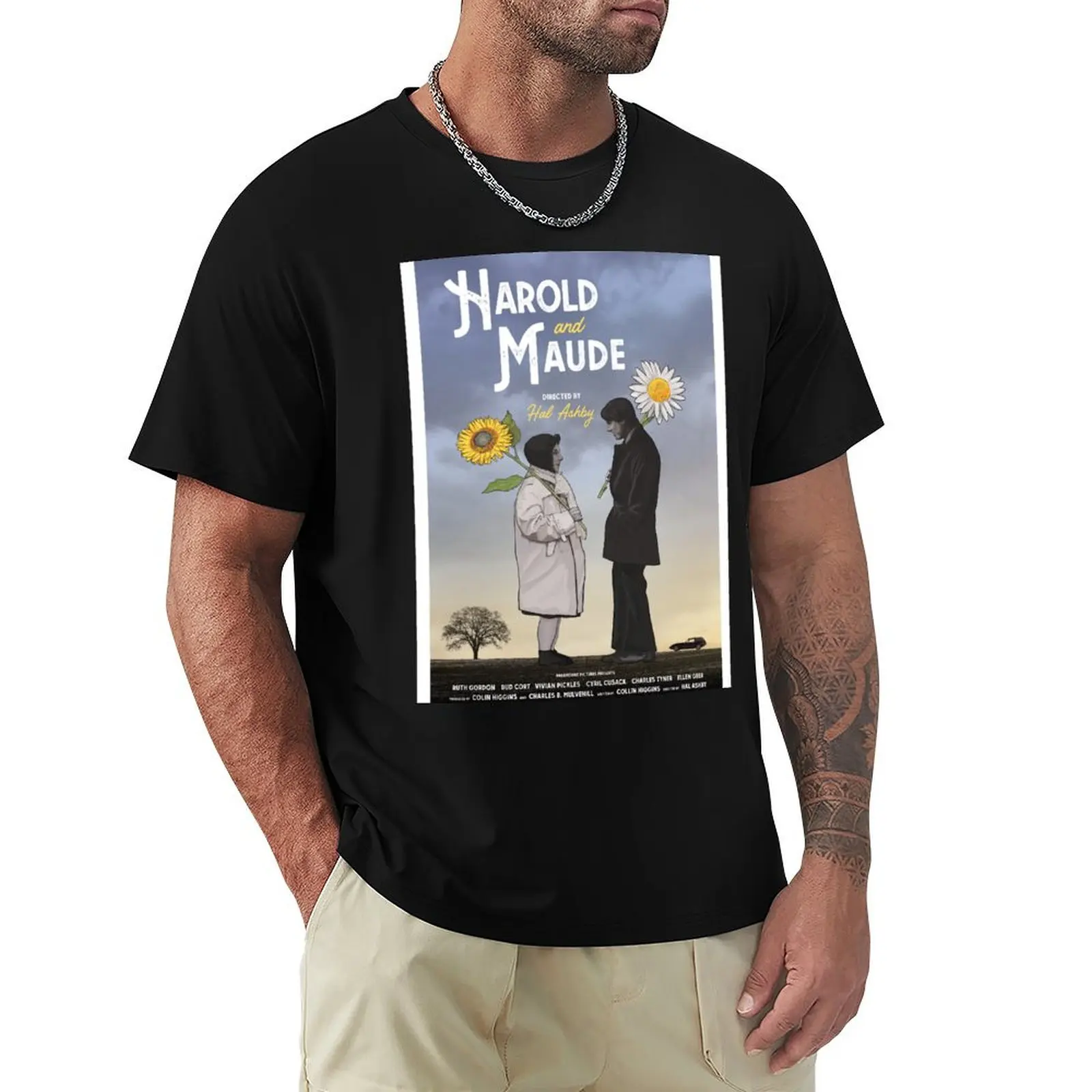 Harold and Maude alternative movie poster T-Shirt Simple Trendy Casual T-Shirt