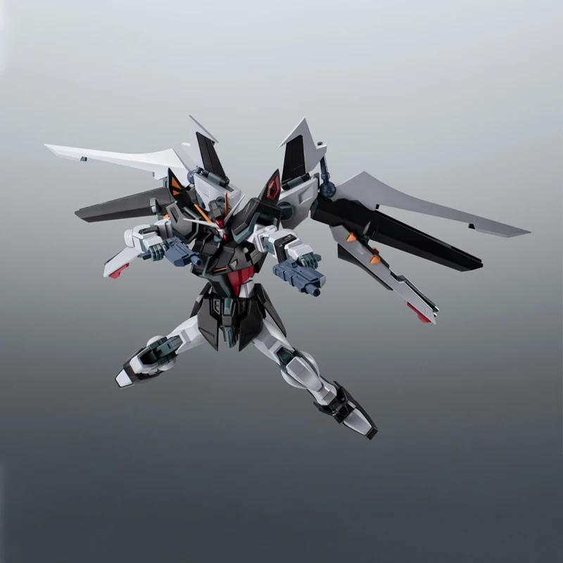 Bandai GAT-X105E Strike Noir Gundam Collection Action Figure Originele Echte Figuur Gundam Model Kit Robot Spirits Model Speelgoed