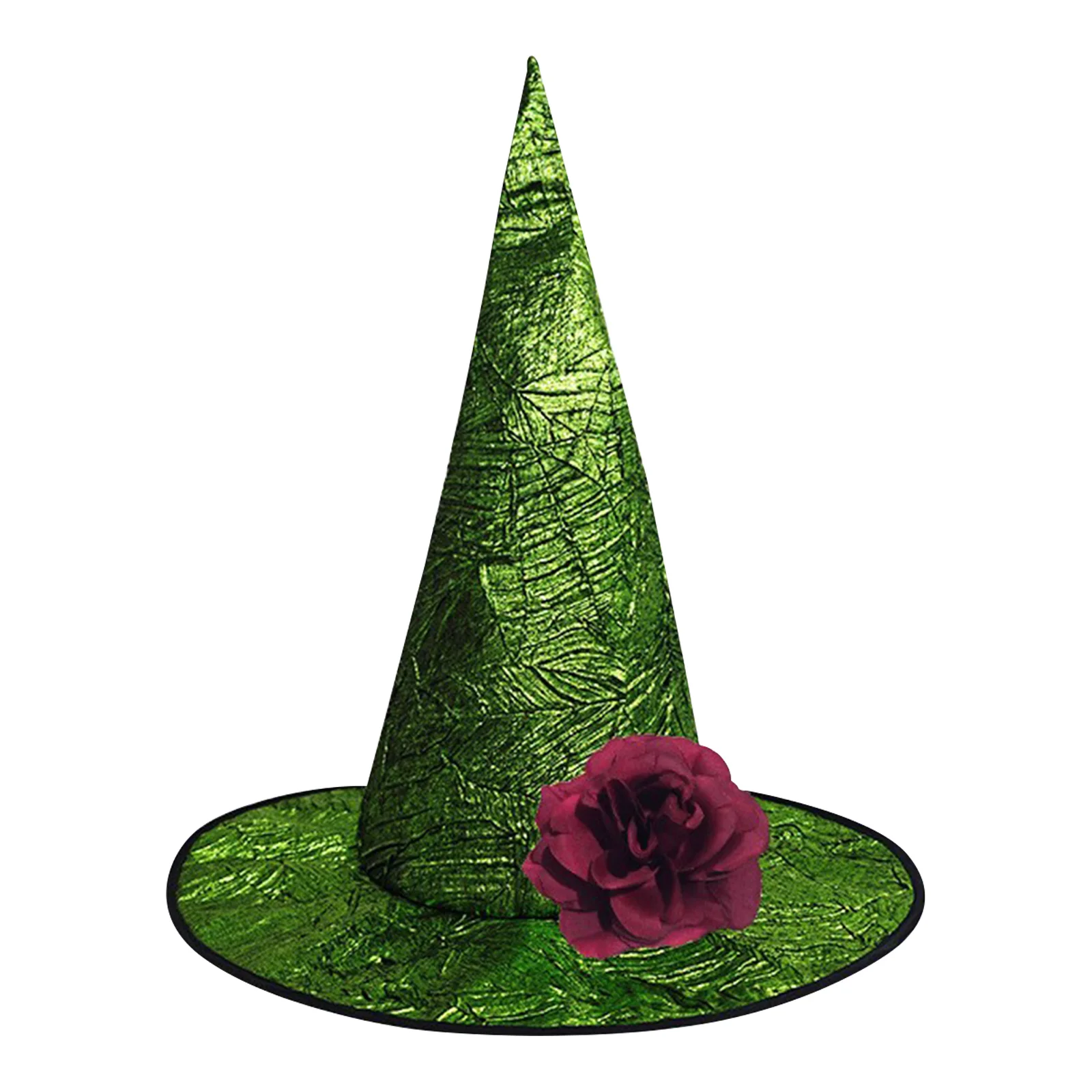 Sombrero de bruja con forma ajustable, sombrero de bruja retorcido seguro, cómodo para fiesta navideña, accesorios de disfraz de Cosplay para Halloween