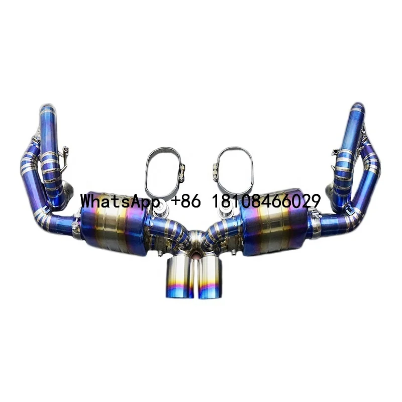 Catback Exhaust For Porsche 911 991 991.1 991.2 Gt3/gt3 Titanium Muffler Axle Back Valved Exhaust Pipes