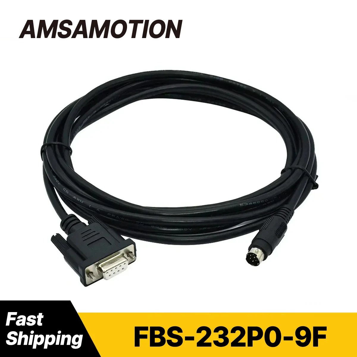 FBS-232P0-9F Programming Cable Suitable for FATEK FBS/B1Z PLC Data Download Cable RS232 Adapter