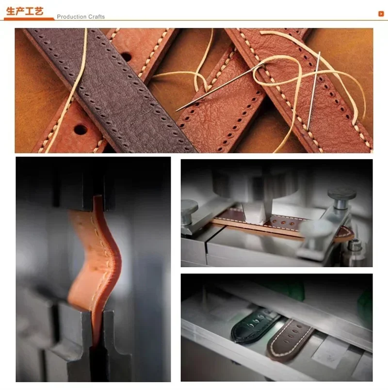 حزام ساعة 18/20/22/24 ملم لساعة سامسونج جالاكسي 7/6/5 برو/4 سوار جلدي amazfit gtr 4 3 Pro gts 4 mini 2 ملحقات الفرقة #5